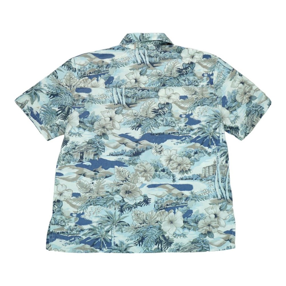 Vintage Bill Blass Jeans Designer Floral/Palms Shirt Button Up‎ Women's Small S - Picture 2 of 5